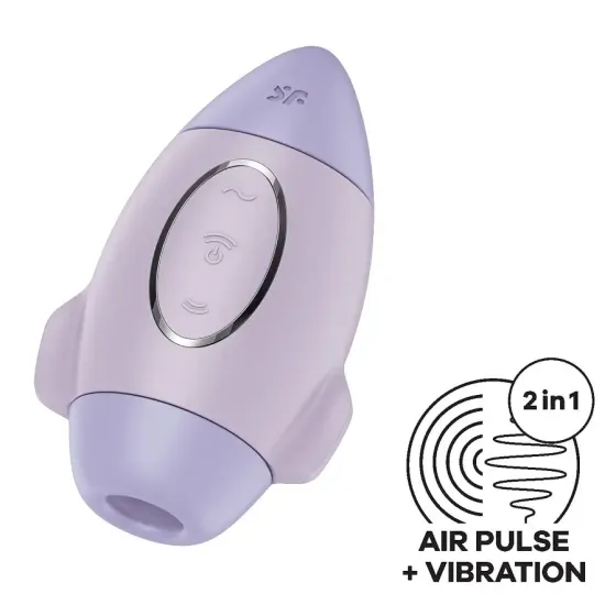 Вакуумний вібратор Satisfyer Mission Control Violet Львів
