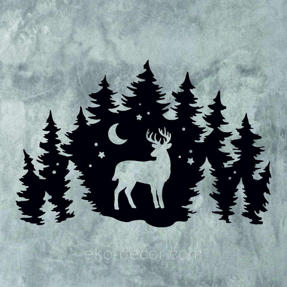 Декоративное настенное Панно «Новый год», Декор на стену 110*72 см, Чёрный Киев - изображение 8