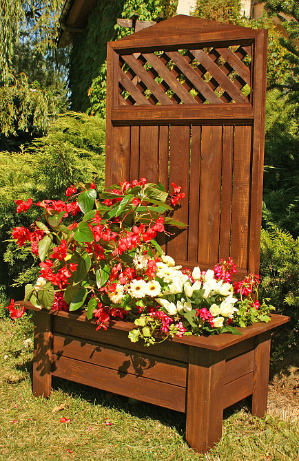 Кашпо на стійці "Еребру" капучино Миколаїв - фото 4