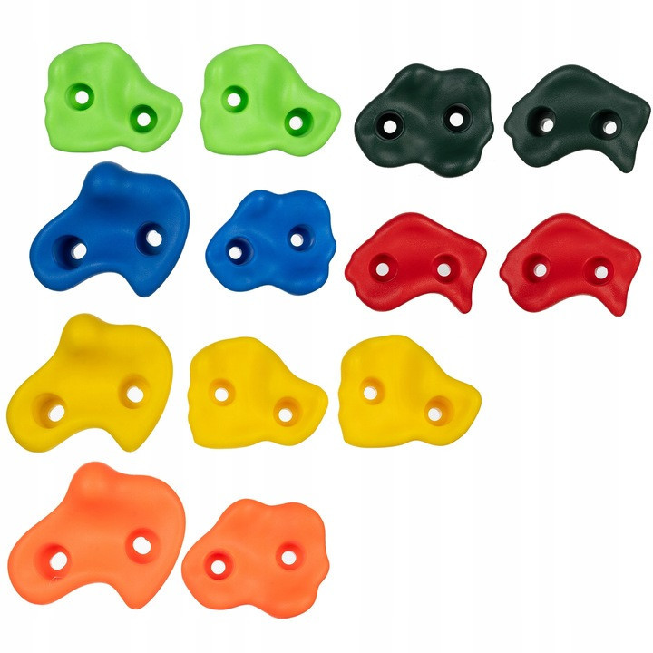 Набір різних зачепів для скелелазіння 12 штук із кріпленням Kruzzel (25394) Нововолинськ - фото 2