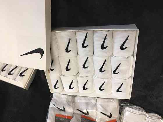 Подарунковий набір шкарпеток Nike 28 шт – стильні чоловічі та жіночі шкарпетки, 100% бавовна, різні розміри Киев