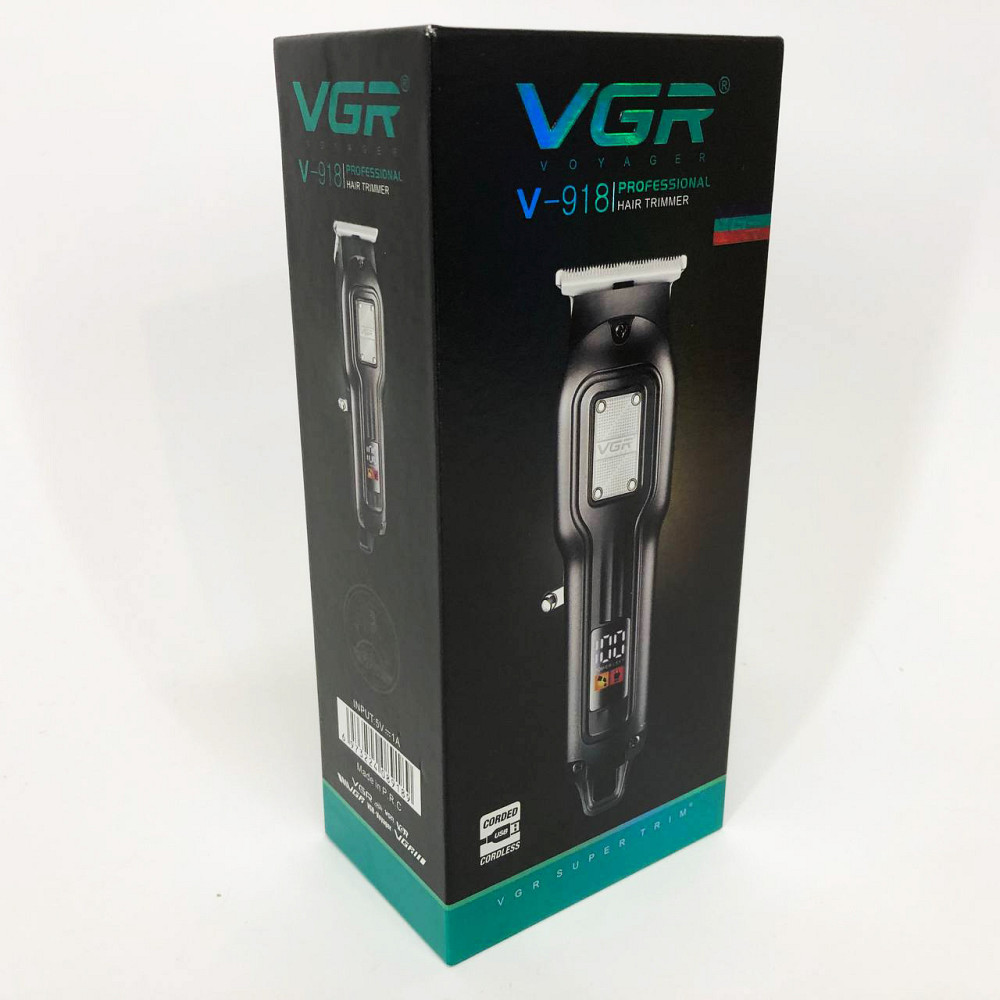 Машинка для стрижки волосся з акумулятором VGR V-918, Професійна електрична машинка для стрижки XF-32 Івано-Франківськ - фото 2