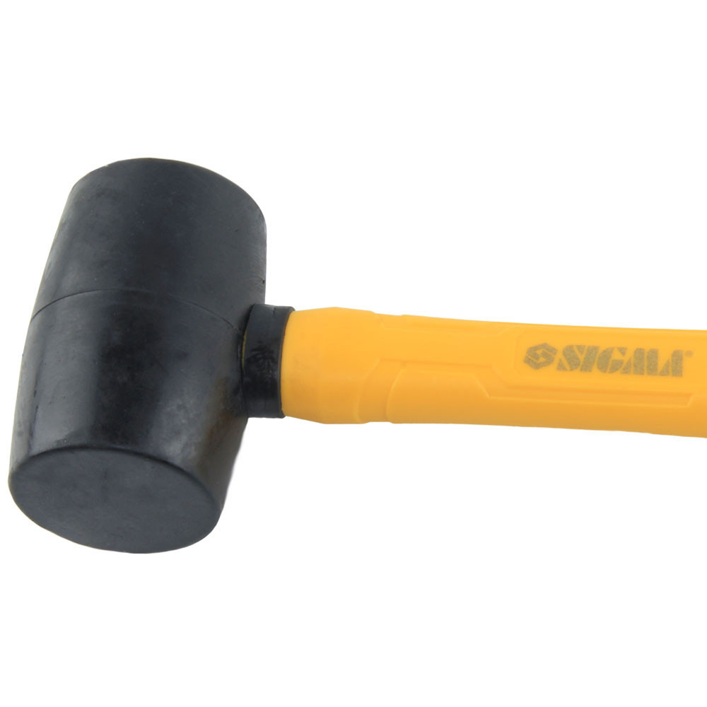 Sigma Киянка резиновая чёрная 225г фиберглассовая рукоятка SIGMA (4317341) Коломыя - изображение 5