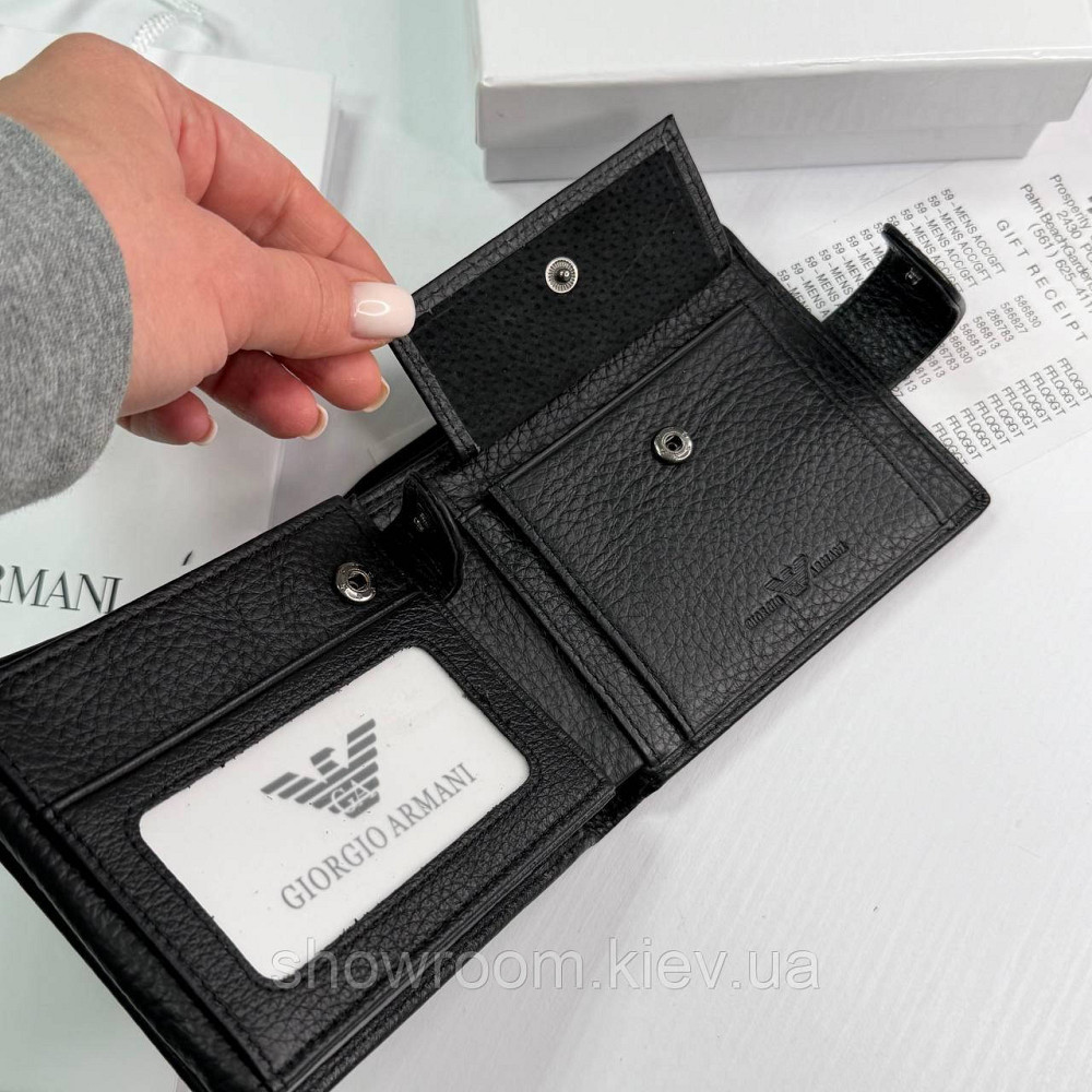 Мужское брендовое портмоне с монетницей Arnrmani (6604) Киев - изображение 10