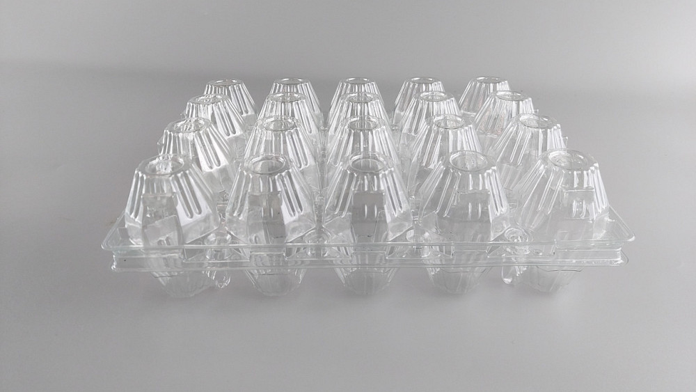 Упаковка для куриных яиц 20 ячеек ПРОЗРАЧНАЯ верз и низ (50 шт) Харьков - изображение 4