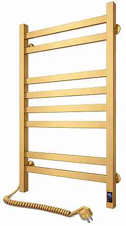 Полотенцесушитель Авангард 480х800 Sensor левый с таймером, матовое золото Киев