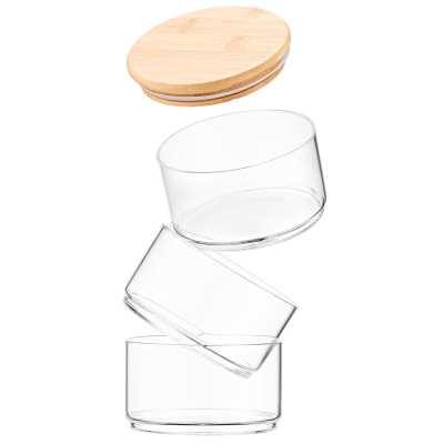 Ємність для сипучих продуктів Ardesto Midori 3 х 400 мл (AR1203CB) Вінниця - фото 3