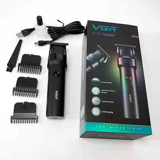 Професійна машинка для стрижки волосся на акумуляторі, Акумуляторна універсальна машинка для стрижки IQ-43 Київ