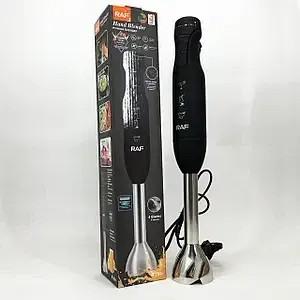 Погружной блендер Domotec/RAF R-780, 1500Вт, для измельчения продуктов, с колкой льда, режим турбо Одесса - изображение 10