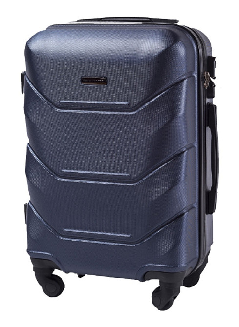 Чемодан пластиковый WINGS 147 малый 55 см темно-синий Киев - изображение 1