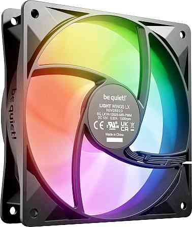 Вентилятор be quiet! Light Wings LX 120mm PWM Reverse Black (BL132) ( 24088 ) Харьков