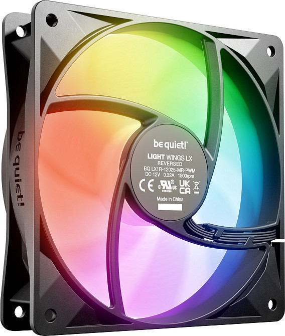 Вентилятор be quiet! Light Wings LX 120mm PWM Reverse Black (BL132) ( 24088 ) Харьков - изображение 2