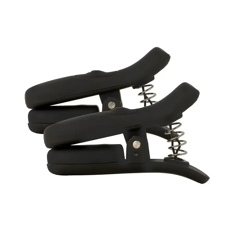 Зажимы для сосков с вибрацией Bedroom Fantasies Vibrating Nipple Clamps - Black Львов - изображение 3