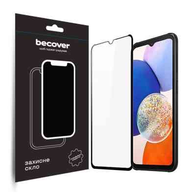 Стекло защитное BeCover Samsung Galaxy A14 4G SM-A145/A14 5G SM-A146 Black (708953) Винница