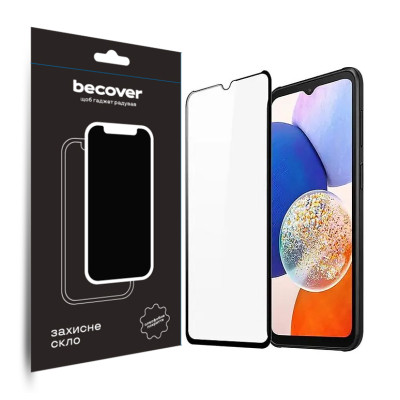 Стекло защитное BeCover Samsung Galaxy A14 4G SM-A145/A14 5G SM-A146 Black (708953) Винница - изображение 1