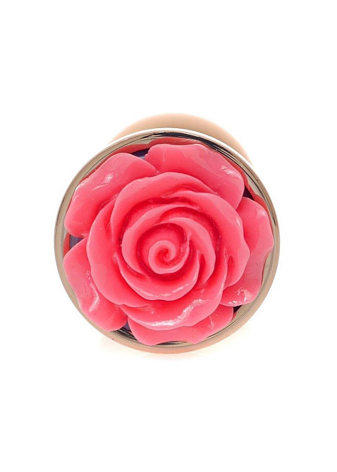 Анальная побка Plug-Jewellery Red Gold PLUG ROSE- Pink Sex Aura Киев - изображение 9