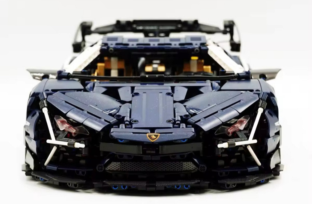 Конструктор машинка и GULY 10624 Lamborghini Aventador маштаб 1:8 4106 деталей Ламборджини Киев - изображение 4