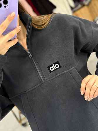 Жіноча стильна та комфортна худі в спортивному стилі Турецький фліс "PoIar" Графіт, 50/52 Одеса