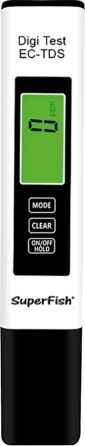Тест для визначення рівнів TDS 3-в-1 і акваріумі SUPERFISH DIGI TEST EC-TDS (A4030605) Київ