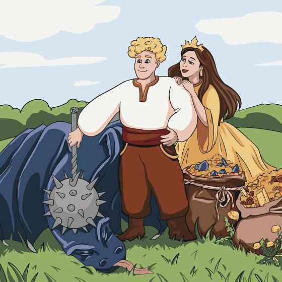 Картина за номерами "Котигорошко" 15104-AC 40х40 см Вінниця