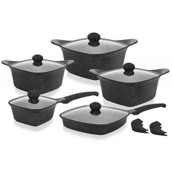 Набір посуду каструлі, Гарний набір каструль з антипригарним покриттям, Фірмові набори каструль GH-26 Івано-Франківськ