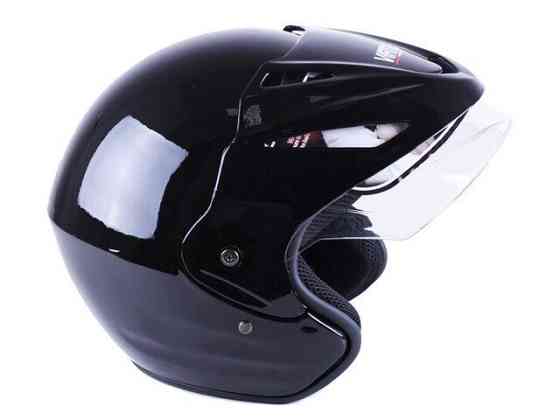 Мотошлем открытый с козырьком MD-705H (черный, size L) Мукачево