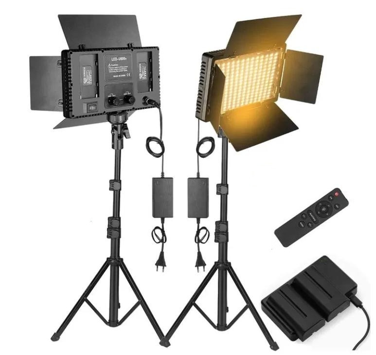 Осветитель студийный Nagnahz U800 Pro LED видеосвет со штативом Киев - изображение 1