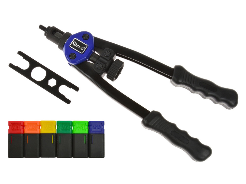 Заклепувач різьбовий дворучний premium  "GEKO" з хромомолібденової сталі 330мм на заклепки М3-М10 Киев - изображение 1