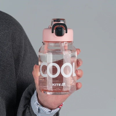 Поильник-непроливайка Kite 700 мл, рожево-чорна (K25-1217-3) Винница - изображение 5