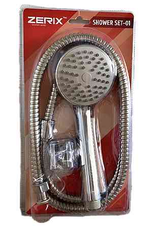 ZERIX Душовий набір Shower SET-01 (шланг, лійка, кронштейн) Харків
