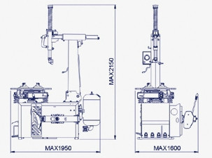 Шиномонтажний верстат BRIGHT автоматичний 10"-24" LC887E 380V Одеса - фото 2