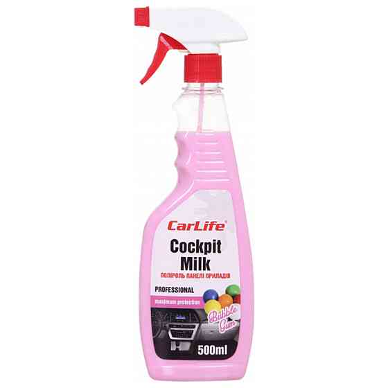 Поліроль для панелі приладів Carlife Cockpit Milk Бабл Гам, 500мл Київ
