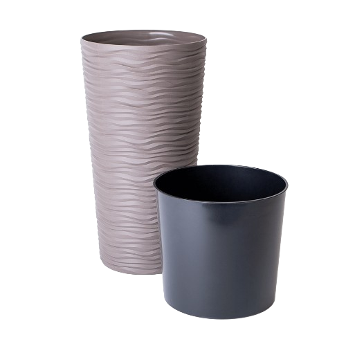 Вазон Ф'южн 27*51см капучіно Алеана Житомир - изображение 1