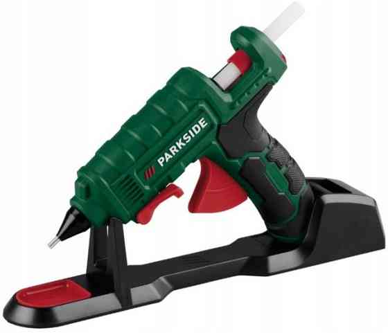 Бездротовий клейовий пістолет на підставці + 3 запасні клеї Parkside (PHP 500 E3) Нововолинськ