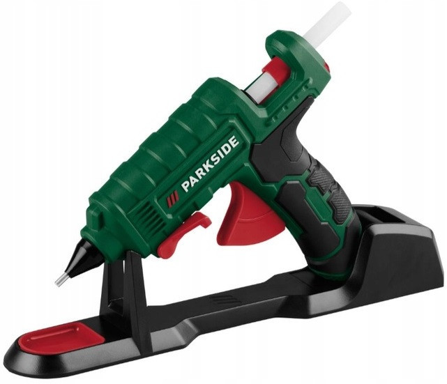 Бездротовий клейовий пістолет на підставці + 3 запасні клеї Parkside (PHP 500 E3) Нововолинськ - фото 4