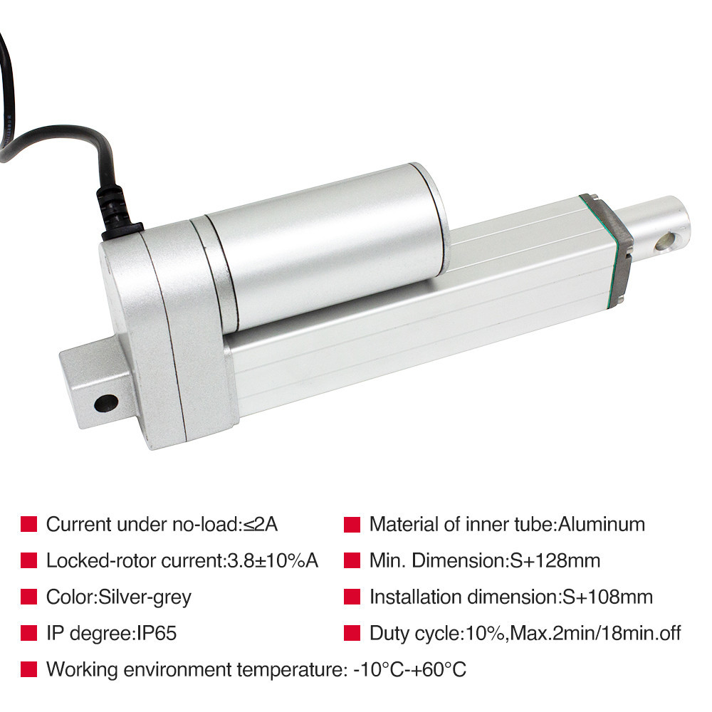 Электрический линейный привод 200 мм, 100 Н Киев - изображение 8