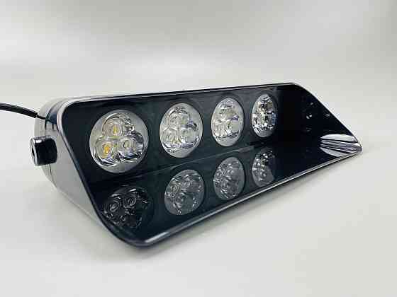 Маячок проблисковий S5 стробоскоп 9-80V 12 led діодів помаранчевий спалах під скло, світлодіодний стробоскоп Мукачево