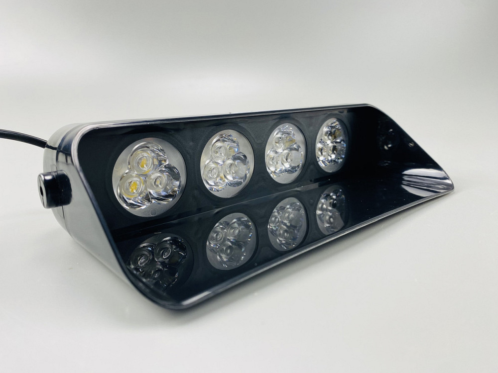 Маячок проблисковий S5 стробоскоп 9-80V 12 led діодів помаранчевий спалах під скло, світлодіодний стробоскоп Мукачево - фото 5