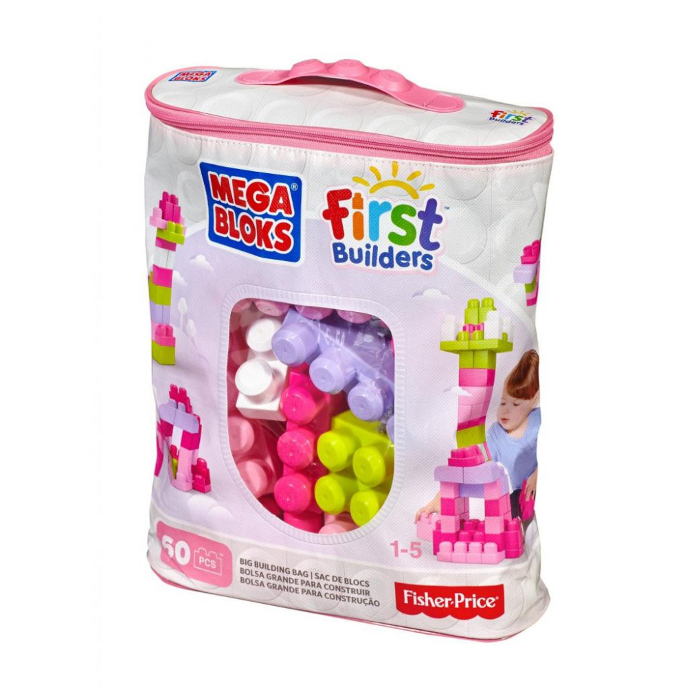 Конструктор Mega Bloks розовый в мешке 60 деталей (DCH54) Винница - изображение 2