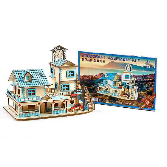 Дерев'яні 3D пазли . Тривимірний конструктор-головоломка 32 см * 19.5 см * 24 см Кам'янець-Подільський