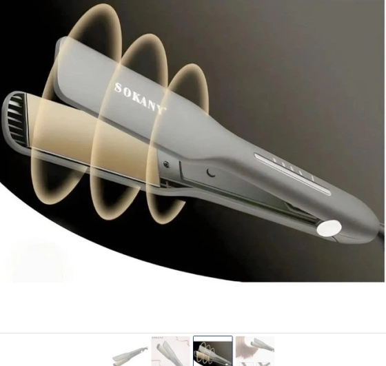 Випрямляч для волосся SK-1911, PTC нагрів, 4 рівні температури, шнур 360°, авто-вимкнення 60 хв Одеса