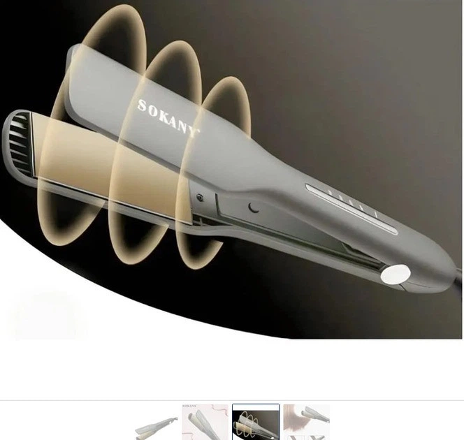 Випрямляч для волосся SK-1911, PTC нагрів, 4 рівні температури, шнур 360°, авто-вимкнення 60 хв Одеса - фото 4