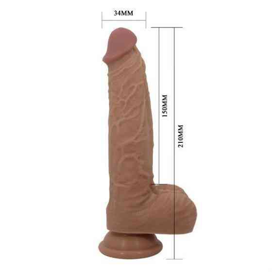 Реалістичний вібратор - Pretty Love Jonathan Vibrator Flesh Sex Aura Київ
