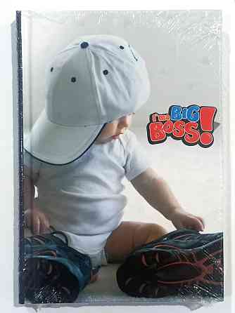 Блокнот В6/96 арк."Аркуш""I'm big boss" # тверда обкл., мат. лам. + виб. УФ, 1В2393, шт Київ