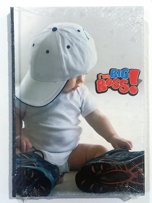 Блокнот В6/96 арк."Аркуш""I'm big boss" # тверда обкл., мат. лам. + виб. УФ, 1В2393, шт Київ - фото 1