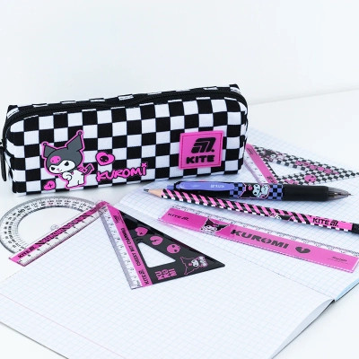 Лінійка Kite набір: лінійка 15 см, 2 косинця, транспортир Kuromi (HK25-282) Вінниця - фото 3