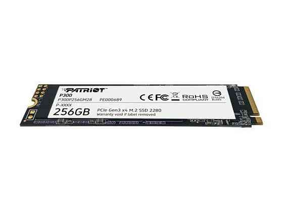 SSD диск накопичувач M.2 Patriot P300 256GB NVMe 2280 PCIe 3.0 3D TLC P300P256GM28 Одеса