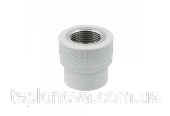 Муфта з різьбою PPR ø20x3/4''В (Поліпропілен) Raftec 20мм ВВ 3/4" RFC2002 Чернівці