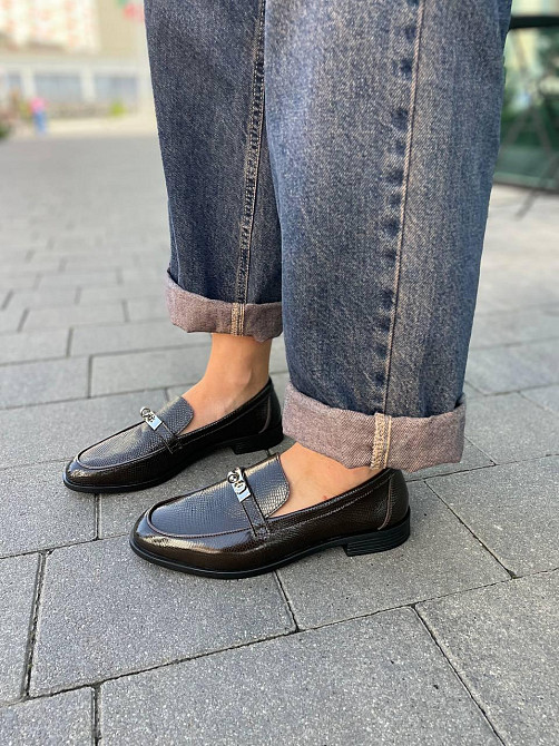 VIFEST Туфлі жіночі VIFEST 255 коричневі (весна-осінь, шкіра (анаконда) натуральна) (5912) Коломия - фото 5