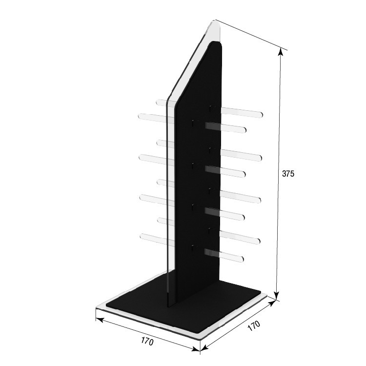 Підставка EKOSTAR під окуляри 4 яруси 170х150х375 Київ - фото 3